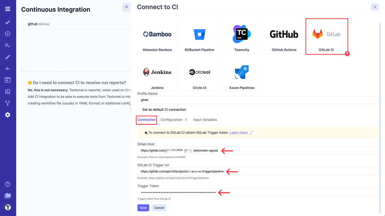 Testomatio - GitLab